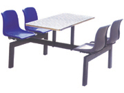 Plastic Dining Table&ChairCG-D022-4_Office Furniture_Dining Table&Chair_Dining Furniture